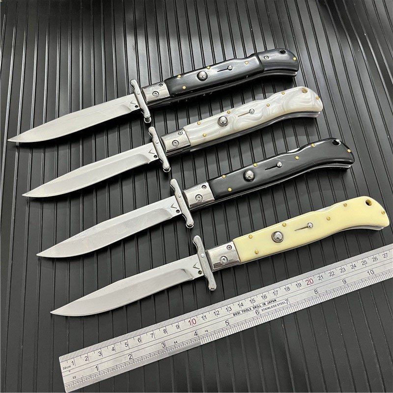 KC Italian Style 11 Inch Single Action Automatic Knife 440C Blade Outdoor Hunting Survival Pocket Auto Knife BM 3300 535 9400 Godfather
KC Italian Style 11 Inch Single Action Automatic Knife 440C Blade Outdoor Hunting Survival Pocket Auto Knife BM 3300 535 9400 Godfather