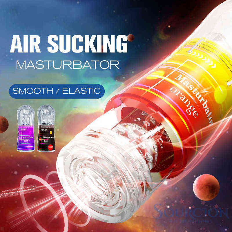 NXY Sex Men Masturbators Sourcion Crystal Male Adult Toy for Air Suction Masturbation Cup Transparent Product 0412