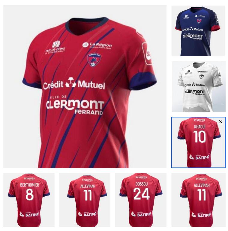 22 23 MAILLOTS Clermont Foot 63 soccer jerseys home away third 2022 2023 bayo Dossou Allevinah Berthomier Magnin Iglesias TELL football shirts top thailand
22 23 MAILLOTS Clermont Foot 63 soccer jerseys home away third 2022 2023 bayo Dossou Allevinah Berthomier Magnin Iglesias TELL football shirts top thailand