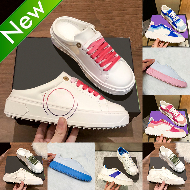2022 Fashion Time Out Calfskin Leather Sneaker women Casual Shoes Blue Multi White Pink embossed Open Back Fuchsia Khaki Green Sole Printed Luxury womens sneakers, Shoes box
2022 Fashion Time Out Calfskin Leather Sneaker women Casual Shoes Blue Multi White Pink embossed Open Back Fuchsia Khaki Green Sole Printed Luxury womens sneakers, Shoes box