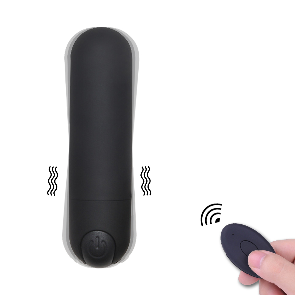 Wireless 10 Vibration Wearable Powerful Rechargeable Bullet Vibrator Discreet Portable Sex Toys for Woman