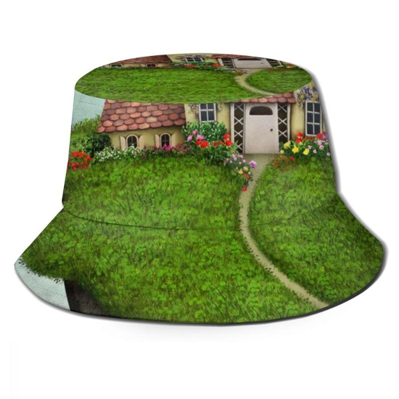 Berets CINESSD Fashion Bucket Hats Fisherman Caps For Women Men Gorras Summer Road To House On The Tree, Black
Berets CINESSD Fashion Bucket Hats Fisherman Caps For Women Men Gorras Summer Road To House On The Tree, Black