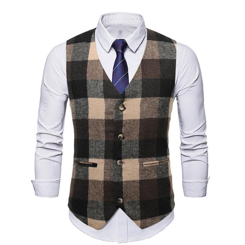 Men's Tank Tops Men's Autumn V-neck Plaid Slim Fit Single-breasted Suit Vest Top Long Sleeve Tees Extra Large MenMen's
Men's Tank Tops Men's Autumn V-neck Plaid Slim Fit Single-breasted Suit Vest Top Long Sleeve Tees Extra Large MenMen's