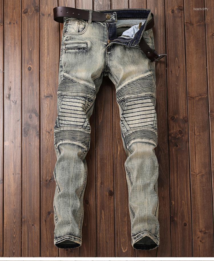 Men's Jeans Motorcycle Pants Product Ripped Holes Trendy European And American Folds JeansMen's Heat22
Men's Jeans Motorcycle Pants Product Ripped Holes Trendy European And American Folds JeansMen's Heat22