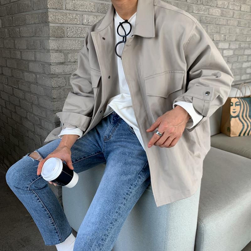 Men's Jackets Men Spring Autumn Korean Long Sleeve Tooling Coats Men's Loose Casual Ladies Solid Color Outwear Clothes C78Men's, Khaki
Men's Jackets Men Spring Autumn Korean Long Sleeve Tooling Coats Men's Loose Casual Ladies Solid Color Outwear Clothes C78Men's, Khaki