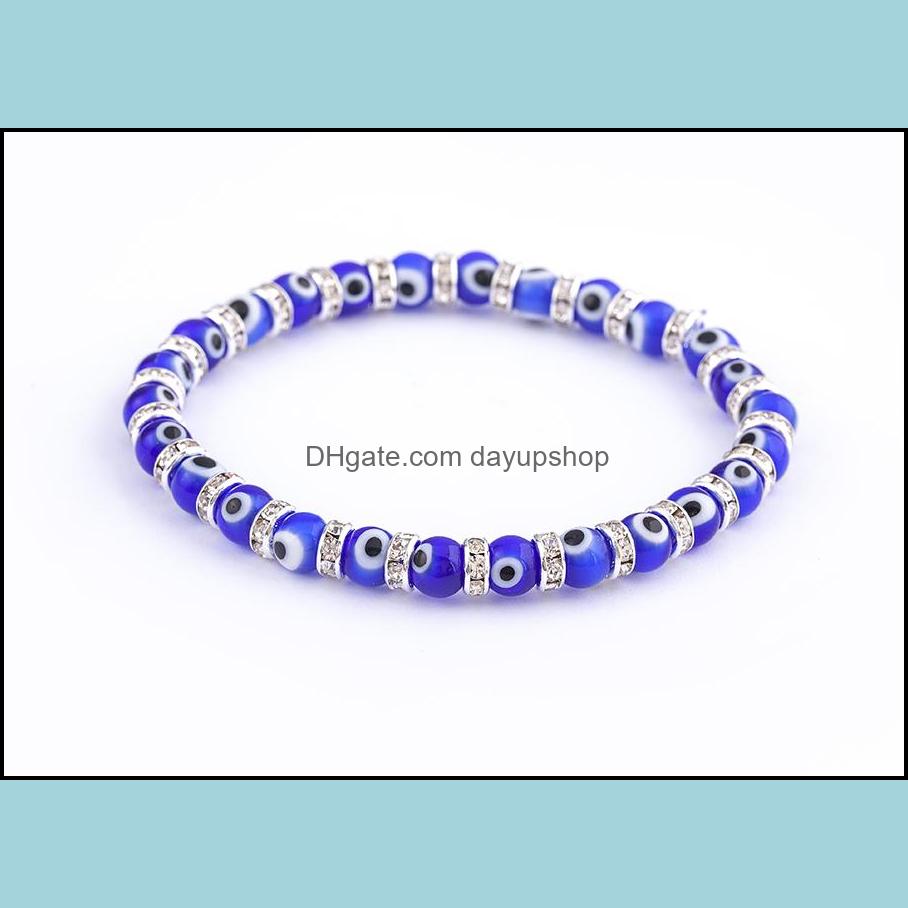 Charm Bracelets Jewelry 20Pcs/Lot Fashion Blue Turkish Lucky Evil Eye Glass Crystal Beads Bracelet For Women Dhhrn
Charm Bracelets Jewelry 20Pcs/Lot Fashion Blue Turkish Lucky Evil Eye Glass Crystal Beads Bracelet For Women Dhhrn