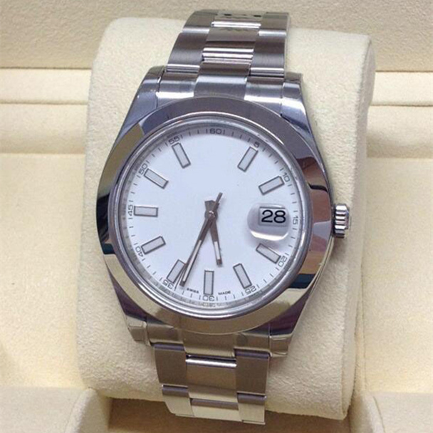 BK Factory Luxury Quality Men Watch 116300 126300 41mm - White Dial stainless steel 2813 Movement Mechanical automatic Men Wristwatches, 5#
BK Factory Luxury Quality Men Watch 116300 126300 41mm - White Dial stainless steel 2813 Movement Mechanical automatic Men Wristwatches, 5#