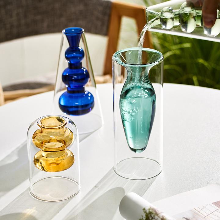 Vases Nordic Home Decor Glass Vase Living Room Decoration Flower Transparent Decorations Decorative Glasses Gifts