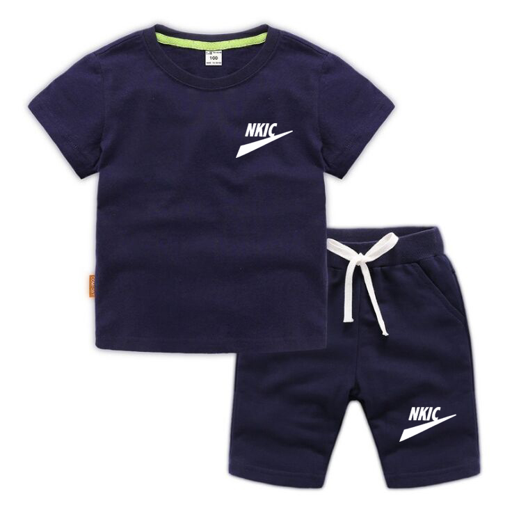 Summer Basketball Brand LOGO sets Children's T-Shirt Suit Short Sleeve Shorts 2 Piece Kids Sportswear Boys Girls 100% Cotton Casual, Cowboy blue
Summer Basketball Brand LOGO sets Children's T-Shirt Suit Short Sleeve Shorts 2 Piece Kids Sportswear Boys Girls 100% Cotton Casual, Cowboy blue
