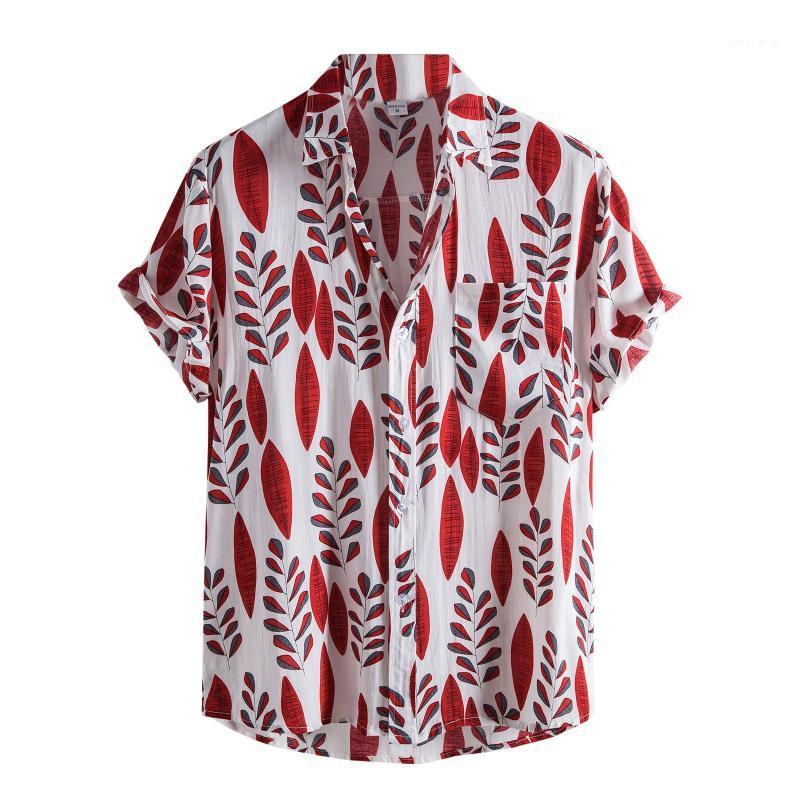 Men's Casual Shirts Leaf Print Short Sleeve Button Turn-down Collar Shirt Blouse Summer Party For Men Camiseta Hombre, Green
Men's Casual Shirts Leaf Print Short Sleeve Button Turn-down Collar Shirt Blouse Summer Party For Men Camiseta Hombre, Green