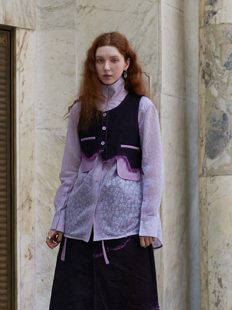 Original Designer Women Fall Winter Irregular Denim Versatile Vest Women' Tanks & Camis, Purple
Original Designer Women Fall Winter Irregular Denim Versatile Vest Women' Tanks & Camis, Purple