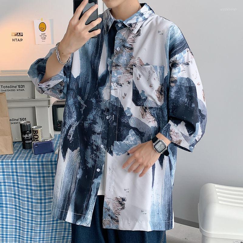 Men's Casual Shirts Summer Print Shirt Men Fashion Graffiti Streetwear Loose Short Sleeve Mens Hawaiian Large SizeMen's Eldd22, Black
Men's Casual Shirts Summer Print Shirt Men Fashion Graffiti Streetwear Loose Short Sleeve Mens Hawaiian Large SizeMen's Eldd22, Black