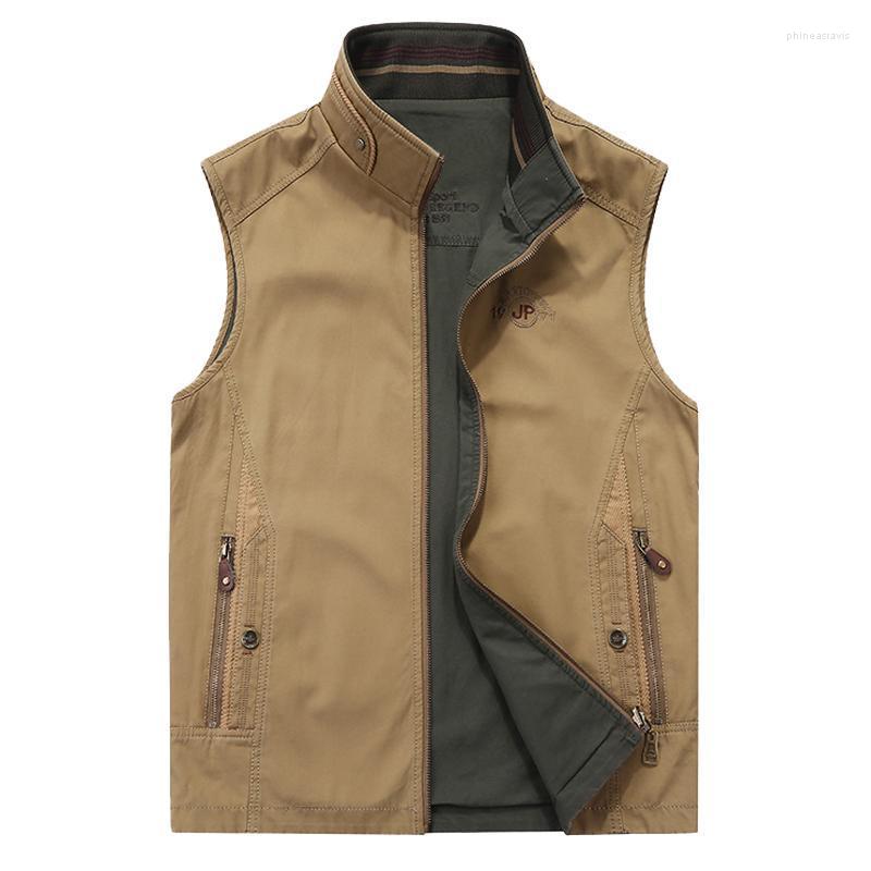 Men's Vests Men Clothes 2022 Vest Stand Collar Reversible Fishing Pography Military Sleeveless Jacket Big Size 5XLMen's Phin22, Army green
Men's Vests Men Clothes 2022 Vest Stand Collar Reversible Fishing Pography Military Sleeveless Jacket Big Size 5XLMen's Phin22, Army green