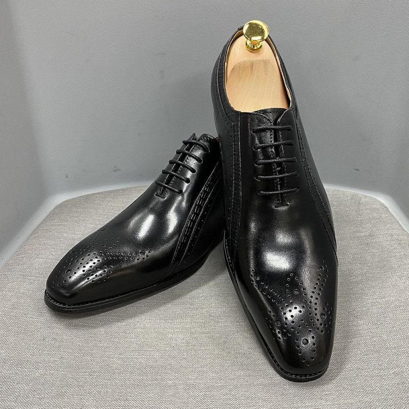 Classic Men Oxford Shoes Leather Black Gray Lace-Up Pointed Toe Hollow Carved Office Business Shoes KB292, Clear
Classic Men Oxford Shoes Leather Black Gray Lace-Up Pointed Toe Hollow Carved Office Business Shoes KB292, Clear