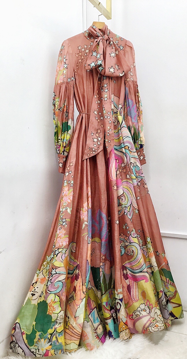 Z printed long skirt bow dress summer dresses for women 2022 New Valentine's Day birthday Mother's Day gift Australia famous clothing brand, Multi
Z printed long skirt bow dress summer dresses for women 2022 New Valentine's Day birthday Mother's Day gift Australia famous clothing brand, Multi