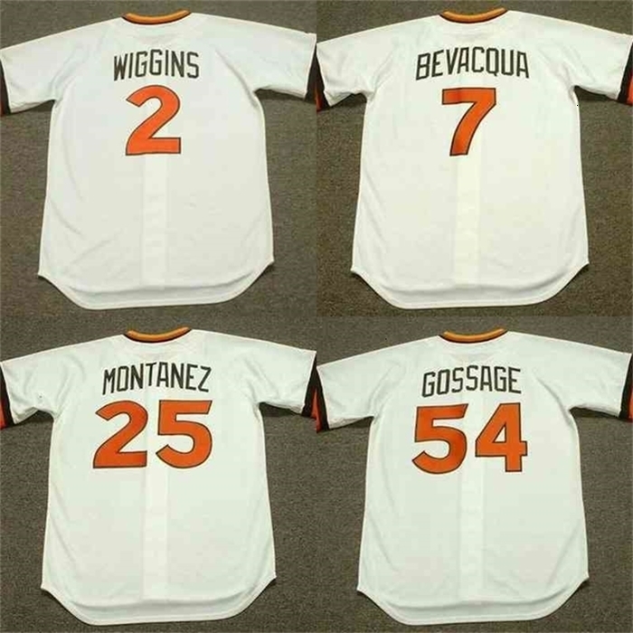 Uf Men 2 ALAN WIGGINS 7 KURT BEVACQUA 25 WILLIE MONTANEZ 54 RICH GOSSAGE 1984 Baseball Jersey
Uf Men 2 ALAN WIGGINS 7 KURT BEVACQUA 25 WILLIE MONTANEZ 54 RICH GOSSAGE 1984 Baseball Jersey