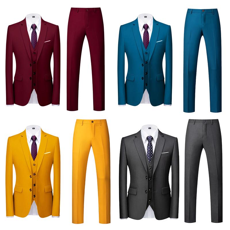 Men's Tracksuits Men's Suit Slim 3-Piece R Business Wedding Party Jacket Vest & Pants Sugar Men State Sweat For MenMen's, Navy
Men's Tracksuits Men's Suit Slim 3-Piece R Business Wedding Party Jacket Vest & Pants Sugar Men State Sweat For MenMen's, Navy