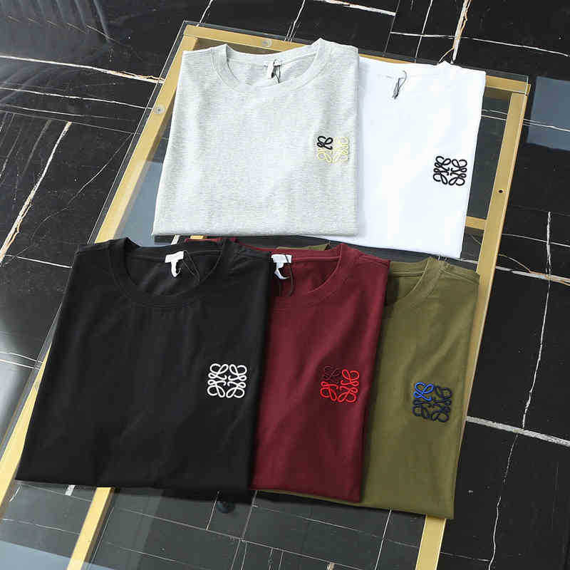 Loeve Designer Europe Station Menswear 2022 Spring and Summer New Loe Simple Fashion Round Neck Casual Short Sleeve T-shirt Light Business, Black
Loeve Designer Europe Station Menswear 2022 Spring and Summer New Loe Simple Fashion Round Neck Casual Short Sleeve T-shirt Light Business, Black