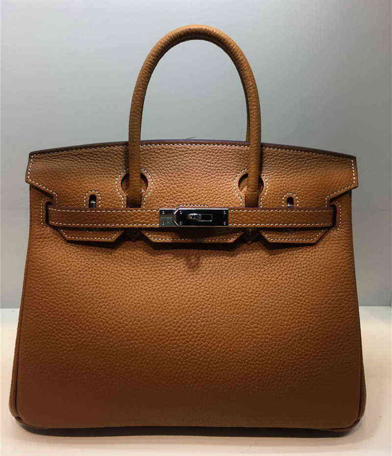 h Family Litchi Pattern Top Layer Cow Leather 25cm/30cm Sier Buckle Bag Women, Silver buckle khaki
h Family Litchi Pattern Top Layer Cow Leather 25cm/30cm Sier Buckle Bag Women, Silver buckle khaki
