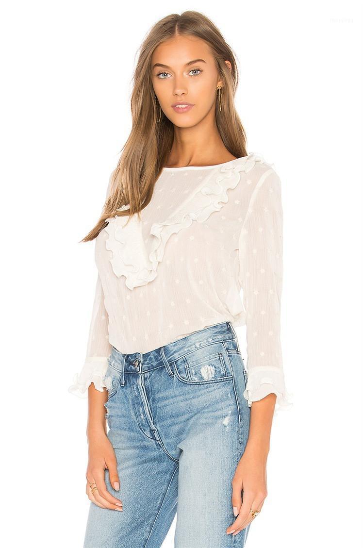 Women Ladies Casual Lace Polka Dot O Neck Shirt Long Sleeve Tops Blouse Womens Clothing Top Women' Blouses & Shirts, White
Women Ladies Casual Lace Polka Dot O Neck Shirt Long Sleeve Tops Blouse Womens Clothing Top Women' Blouses & Shirts, White