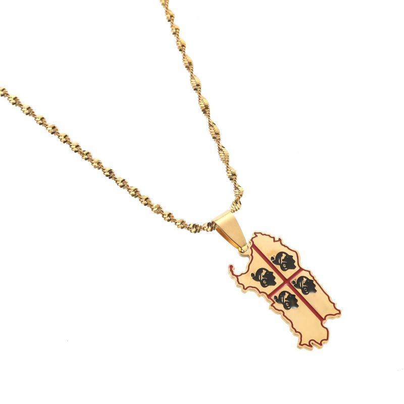 Chains Enamel Gold Color Italy With Sardinia Map Pendants Necklaces Chain Women Jewelry Italian Souvenirs For Men Girl Gift
Chains Enamel Gold Color Italy With Sardinia Map Pendants Necklaces Chain Women Jewelry Italian Souvenirs For Men Girl Gift