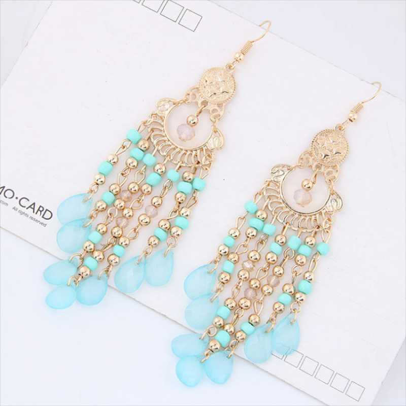 Dangle & Chandelier Bohemian Resin Beads Tassel Earrings For Women Handmade Boho Ear Vintage Jewelry Long Water Drop Statement 2022Dangle
Dangle & Chandelier Bohemian Resin Beads Tassel Earrings For Women Handmade Boho Ear Vintage Jewelry Long Water Drop Statement 2022Dangle