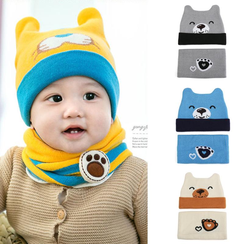 Caps & Hats Knit Beanie Cap For Baby Autumn Warm Kids Girl Boy Ear Hat Scarf Babies 0-36 MonthCaps
Caps & Hats Knit Beanie Cap For Baby Autumn Warm Kids Girl Boy Ear Hat Scarf Babies 0-36 MonthCaps