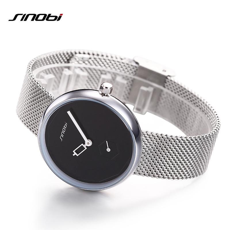 SINOBI Women Watches Sliver Top Brand Fashion Creative Dial Ladies Quartz Clock Watch Reloj Mujer Mesh Hour, Color 1
SINOBI Women Watches Sliver Top Brand Fashion Creative Dial Ladies Quartz Clock Watch Reloj Mujer Mesh Hour, Color 1