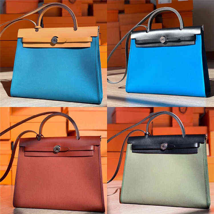 Luxury Bag Herme Pegih herbag canvas bag Peige private handicraft shop sewed wax thread with cowhide 31 colors, Dark blue light coffee
Luxury Bag Herme Pegih herbag canvas bag Peige private handicraft shop sewed wax thread with cowhide 31 colors, Dark blue light coffee