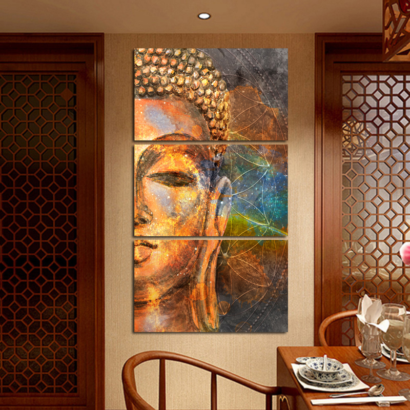 Canvas Painting Wall Art Pictures 3Pcs Abstract Golden Buddha Statue Posters and Prints on Canvas Home Decor For Living Room
Canvas Painting Wall Art Pictures 3Pcs Abstract Golden Buddha Statue Posters and Prints on Canvas Home Decor For Living Room