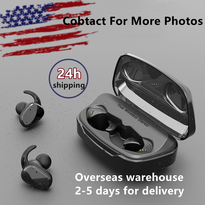 Wireless Bluetooth Earphones 5.0 sports Headset binaural mini stereo TWS bluetooth headphone In-Ear Detection, White
Wireless Bluetooth Earphones 5.0 sports Headset binaural mini stereo TWS bluetooth headphone In-Ear Detection, White