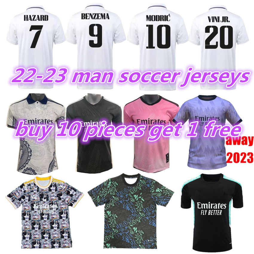 22 23 FANS 120TH Black BENZEMA soccer jerseys football shirt VINI JR MODRIC ASENSIO camiseta men jersey 2022 2023 uniforms CAMAVINGA home away Real Madrids, 12
22 23 FANS 120TH Black BENZEMA soccer jerseys football shirt VINI JR MODRIC ASENSIO camiseta men jersey 2022 2023 uniforms CAMAVINGA home away Real Madrids, 12