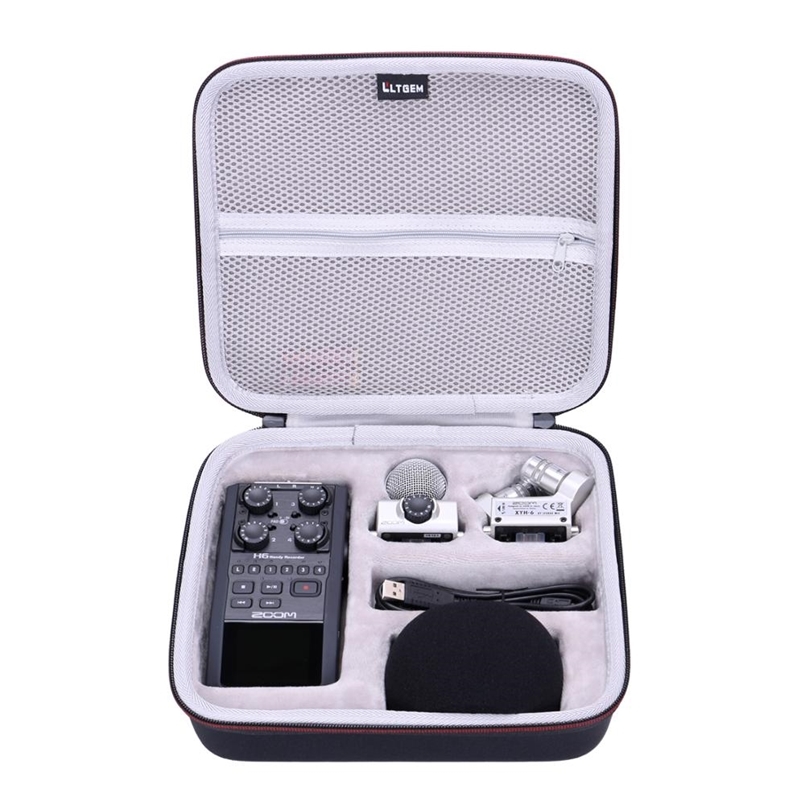 LTGEM EVA Waterproof Shockproof Hard Case for Zoom H6 Six-Track Portable Recorder 220509