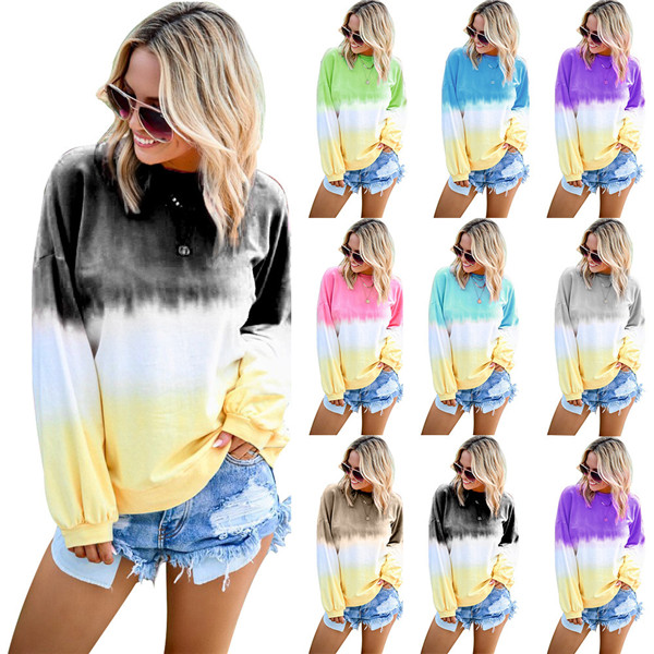Womens Hoodies Sweatshirts Autumn New Plus Size Fashion Tie-dye Printing Hoodies Tops Long Sleeve O Neck Clothes
Womens Hoodies Sweatshirts Autumn New Plus Size Fashion Tie-dye Printing Hoodies Tops Long Sleeve O Neck Clothes