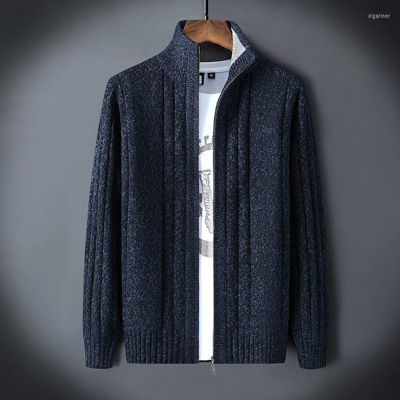 Men' Sweaters Men' Cardigan Sweater Fall Brand Solid Color Stand Collar Fleece Full Zip Knitted Casual Male Clothing Coat Q32Men' Olg, Black
Men' Sweaters Men' Cardigan Sweater Fall Brand Solid Color Stand Collar Fleece Full Zip Knitted Casual Male Clothing Coat Q32Men' Olg, Black