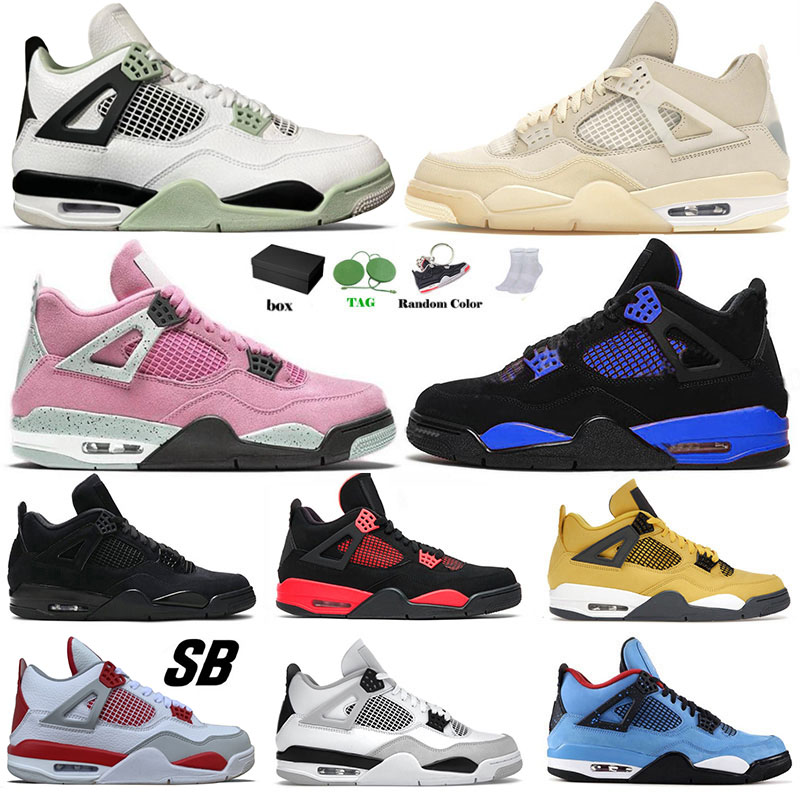 WITH Box 4 Basketball shoes Jumpman 4s J4 Peach Seafoam Infrared Sail Military Black Cat IV Toro Bravo University Blue Cactus Jack Thunder Men Women Designer Sneakers, 40-47 alternate
WITH Box 4 Basketball shoes Jumpman 4s J4 Peach Seafoam Infrared Sail Military Black Cat IV Toro Bravo University Blue Cactus Jack Thunder Men Women Designer Sneakers, 40-47 alternate
