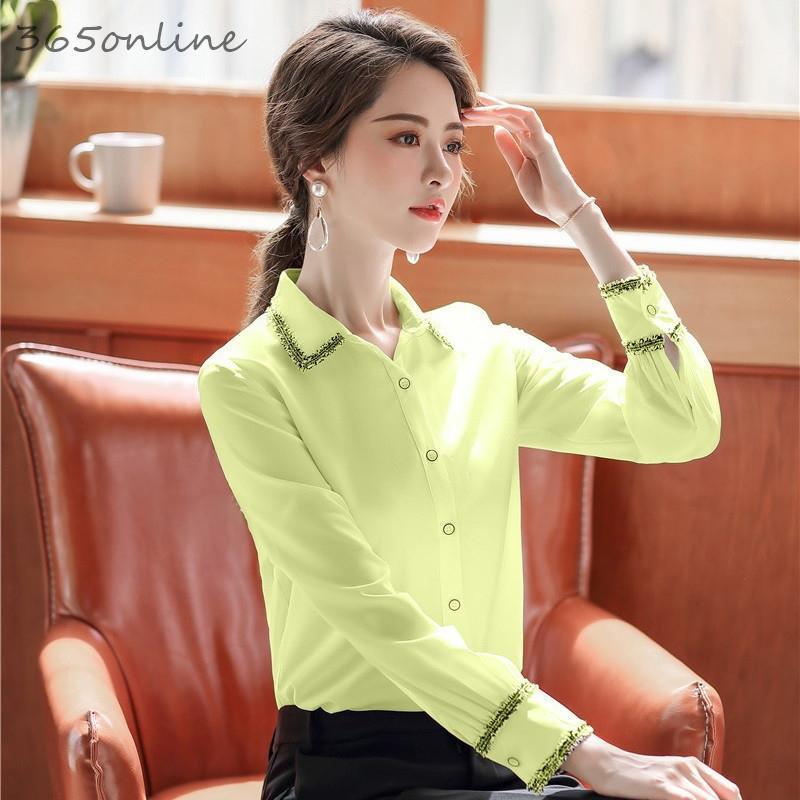Est Styles Elegant Yellow Long Sleeve Blouses And Shirts For Women Business Work Wear Spring Summer Ladies Blouse Clothes Women, Black blouse
Est Styles Elegant Yellow Long Sleeve Blouses And Shirts For Women Business Work Wear Spring Summer Ladies Blouse Clothes Women, Black blouse