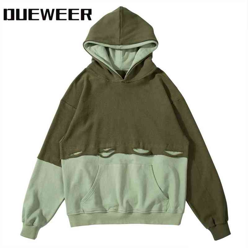 Dueweer Colorblock Hip Hop Two Hoody Hoodies Streetwear Patchwork Sweatshirt Hoodie Punk Ripped Hooded Hoodies Men Long Sleeve T220726, Black
Dueweer Colorblock Hip Hop Two Hoody Hoodies Streetwear Patchwork Sweatshirt Hoodie Punk Ripped Hooded Hoodies Men Long Sleeve T220726, Black