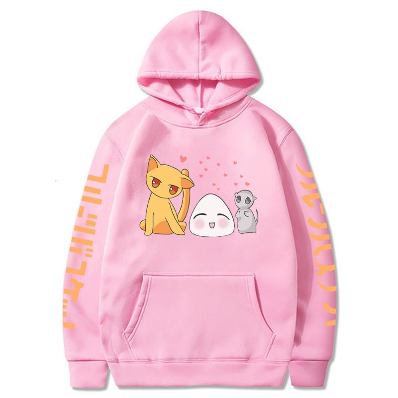Men's Hoodies & Sweatshirts Anime Fruit Basket Hoodie Three Kitties Cozy Tops Sweatsuit Sudadera Felpa Moletomm