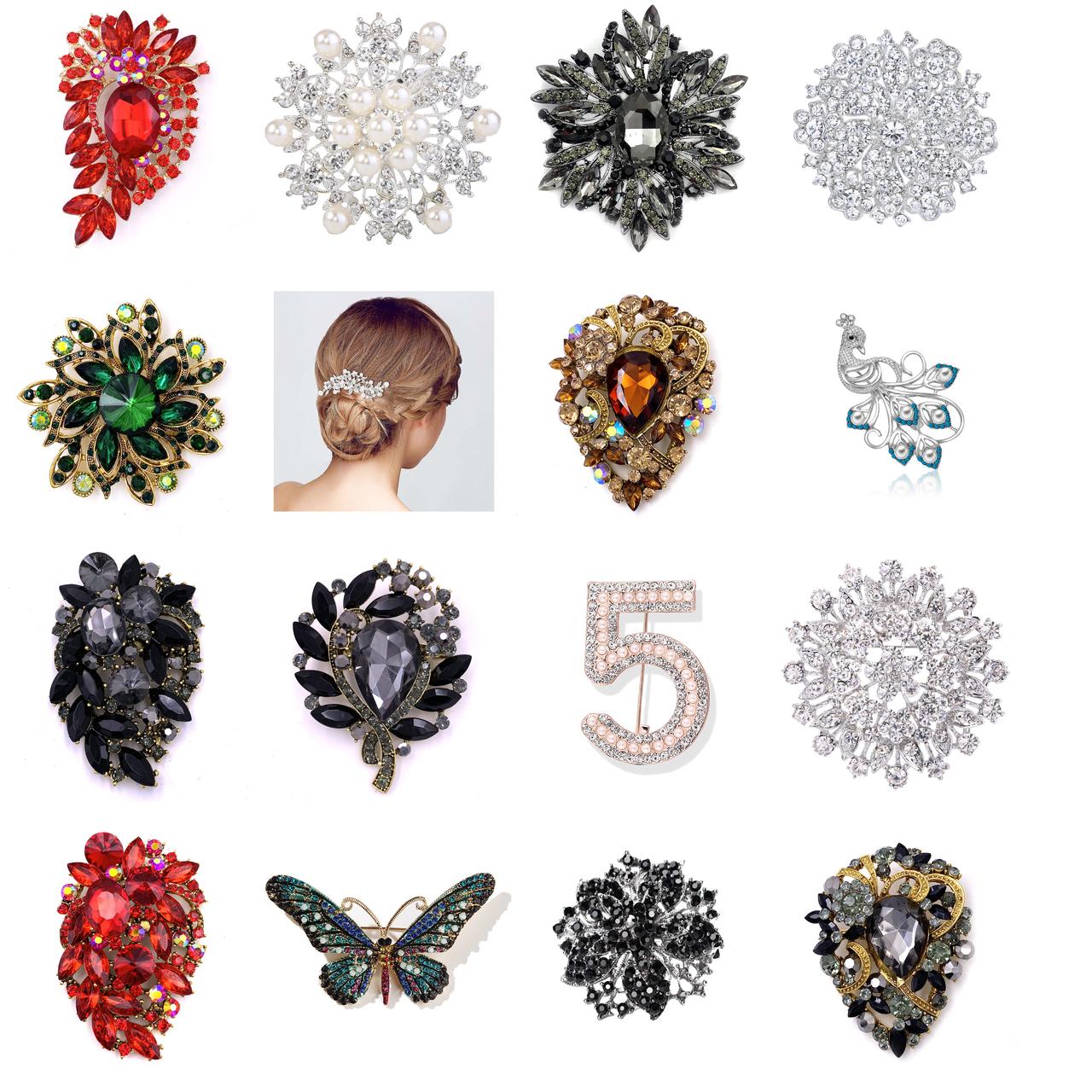 Hair Accessories Luxury Peacock Pearl Brooches Elegant Blue Crystal Animal Sier Enamel Pin For Women amGLT
Hair Accessories Luxury Peacock Pearl Brooches Elegant Blue Crystal Animal Sier Enamel Pin For Women amGLT