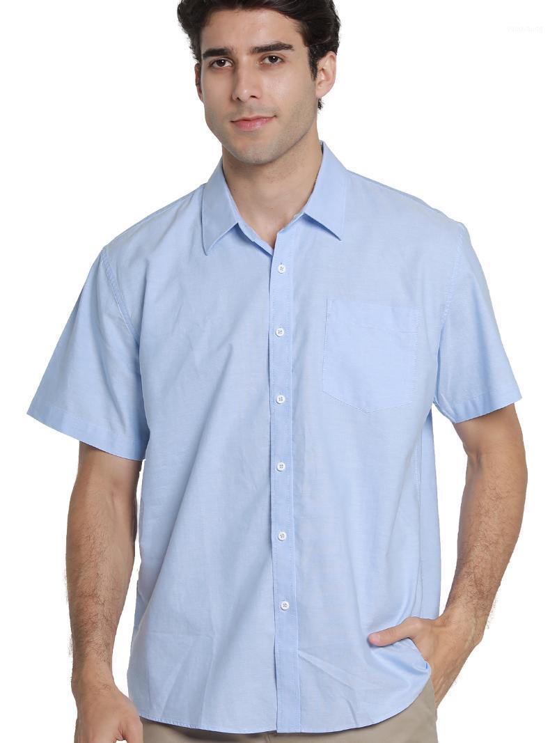 Men' Casual Shirts Mens Turn-down Collar Sky Blue Fashion Summer Male Solid Comfortable Pure Cotton Short Sleeve Top Plus Size -2XL
Men' Casual Shirts Mens Turn-down Collar Sky Blue Fashion Summer Male Solid Comfortable Pure Cotton Short Sleeve Top Plus Size -2XL