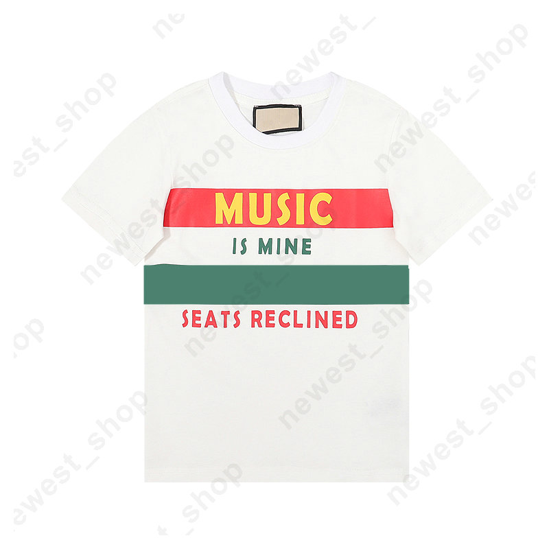 children designer paris kids t shirt t-shirt tee tops music is mine letter print boys girls Clothing green striped short sleeve Geometric patchwork cotton tshirt, White
children designer paris kids t shirt t-shirt tee tops music is mine letter print boys girls Clothing green striped short sleeve Geometric patchwork cotton tshirt, White