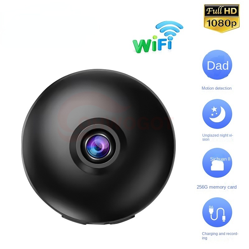Fisheye wide angle Wifi Mini Camera 600mAH 1080P HD 4h Record time 170 Wide Angle Camc camaras de vigilancia con wifi Cam espia