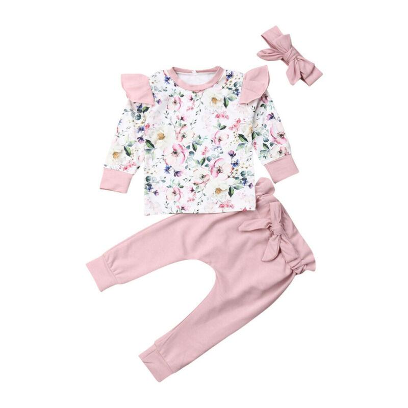 Clothing Sets Autumn Infant Baby Girl Clothes Cotton Long Sleeve Flower Tops Pants 3PCS Outfit SetClothing, As pic
Clothing Sets Autumn Infant Baby Girl Clothes Cotton Long Sleeve Flower Tops Pants 3PCS Outfit SetClothing, As pic