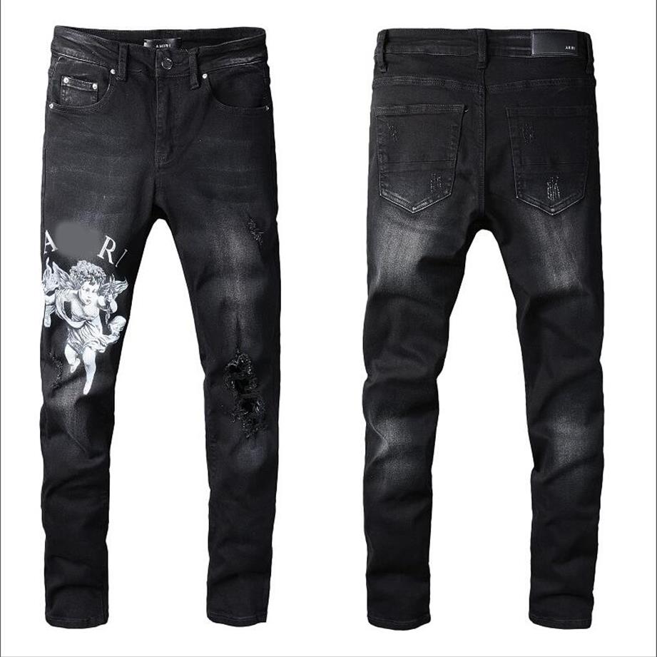 Mens Plated Ripped Blue Skinny Jeans Fashion Designer Distressed Slim Fit Motorcycle Biker Hole Beggar Hip Hop Denim Pants #035310I, Black
Mens Plated Ripped Blue Skinny Jeans Fashion Designer Distressed Slim Fit Motorcycle Biker Hole Beggar Hip Hop Denim Pants #035310I, Black