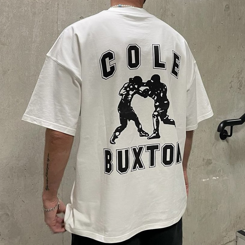 Mens Oversized Boxing Tee Black White Casual Short Sleeves T-shirts Cotton T Shirts Men Women Hip Hop Streetwear MG220159
Mens Oversized Boxing Tee Black White Casual Short Sleeves T-shirts Cotton T Shirts Men Women Hip Hop Streetwear MG220159