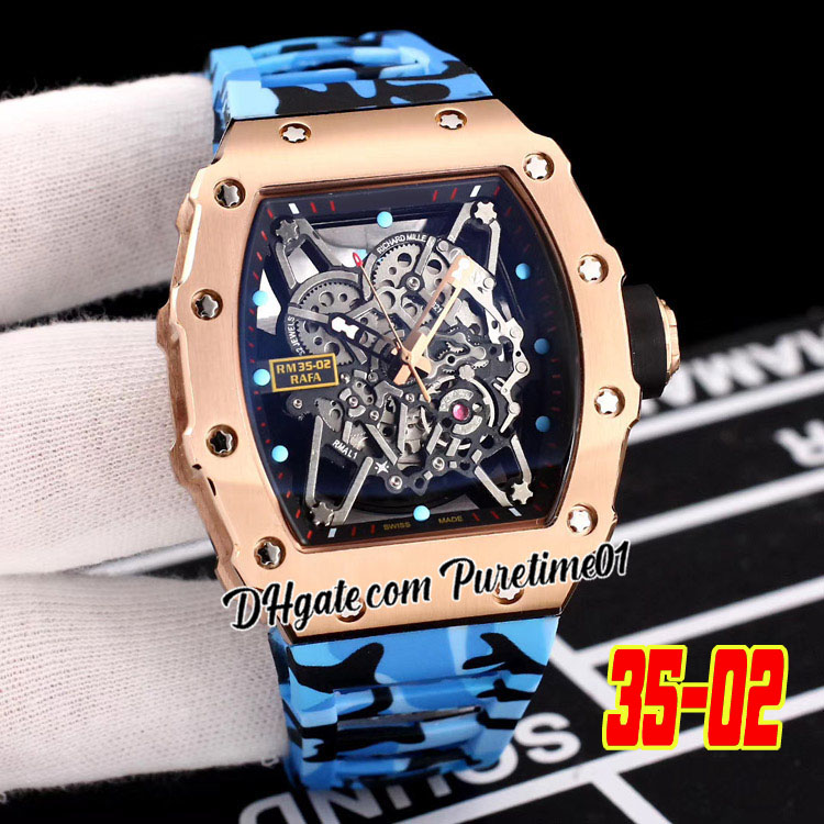 2022 Rafael Nadal Miyota Automatic Mens Watch Rose Gold Skeleton Dial Blue Gray Camouflage Rubber Strap Watches Puretime01 E137-3502-A1, E137a (4)
2022 Rafael Nadal Miyota Automatic Mens Watch Rose Gold Skeleton Dial Blue Gray Camouflage Rubber Strap Watches Puretime01 E137-3502-A1, E137a (4)
