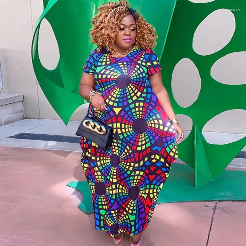 Plus Size Dresses XL-4XL Clothes Women Summer Irregular Print Loose O-Neck Short Sleeve Long Maxi Dress Fashion Robe Female Vestido Jasp22, Blue
Plus Size Dresses XL-4XL Clothes Women Summer Irregular Print Loose O-Neck Short Sleeve Long Maxi Dress Fashion Robe Female Vestido Jasp22, Blue
