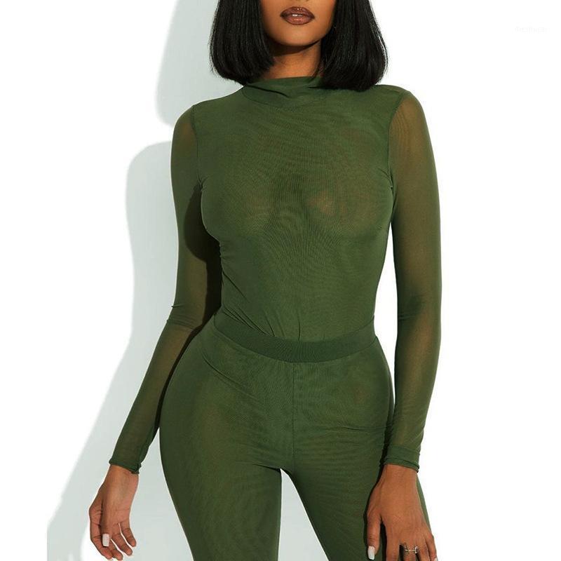 Women' Two Piece Pants Long Sleeve Mock Neck Bodysuit Top Set Women Autumn Winter Mesh Elastic Waist Matching Outfit Trousers Female, Green
Women' Two Piece Pants Long Sleeve Mock Neck Bodysuit Top Set Women Autumn Winter Mesh Elastic Waist Matching Outfit Trousers Female, Green