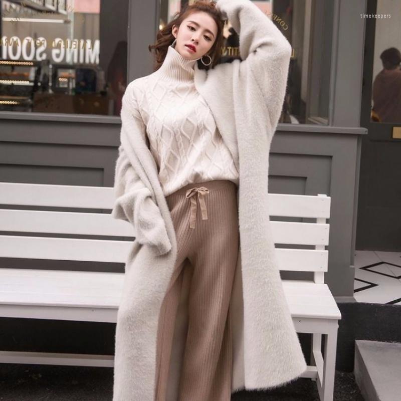 Women' Knits & Tees Autumn And Winter Korean Boutique Mink Cashmere Cardigan Sweater Female Long Coat CardiganWomen' Women'sWomen' Time22, Black
Women' Knits & Tees Autumn And Winter Korean Boutique Mink Cashmere Cardigan Sweater Female Long Coat CardiganWomen' Women'sWomen' Time22, Black